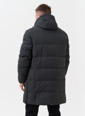 Мужской пуховик с капюшоном 