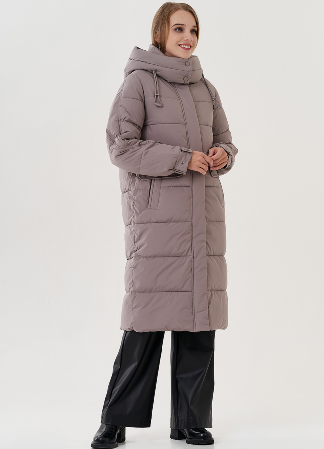 Пуховик женский с капюшоном модель № 25805 в рассрочку