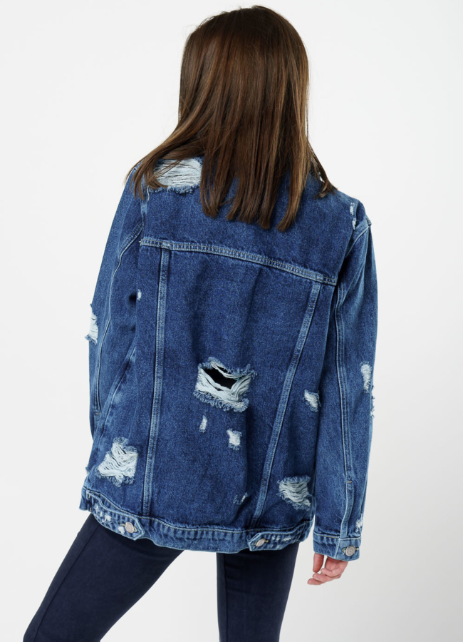 Куртка джинсовая  модель № 376 универмаг малина