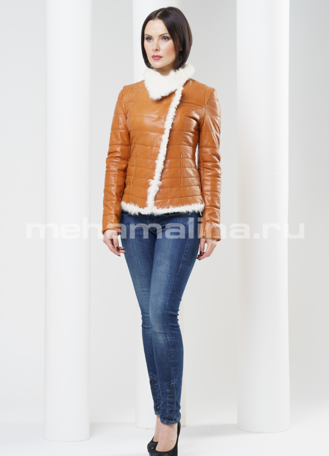 фото Кожаная куртка модель № K-256