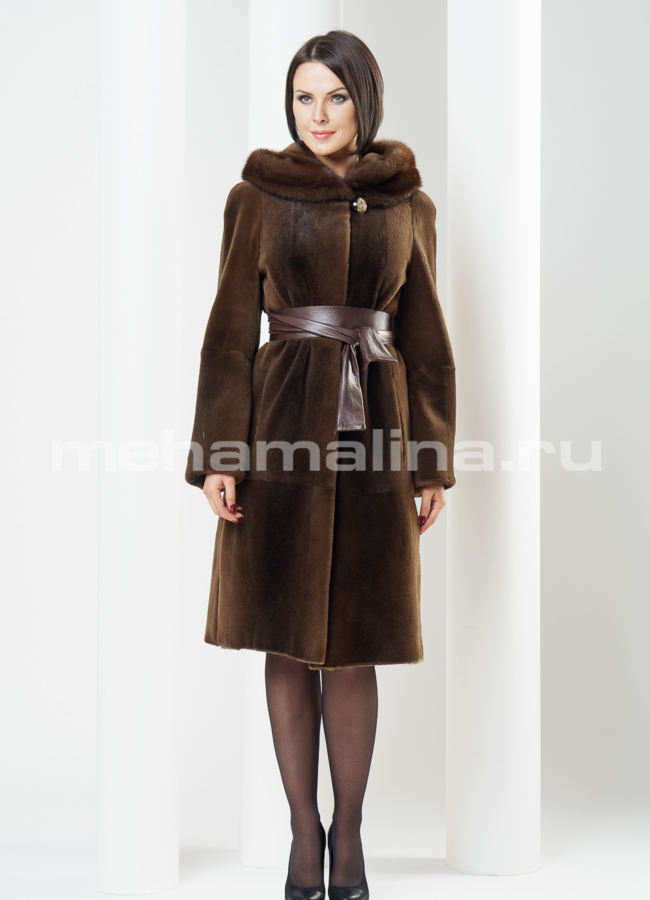 Шуба из нутрии 