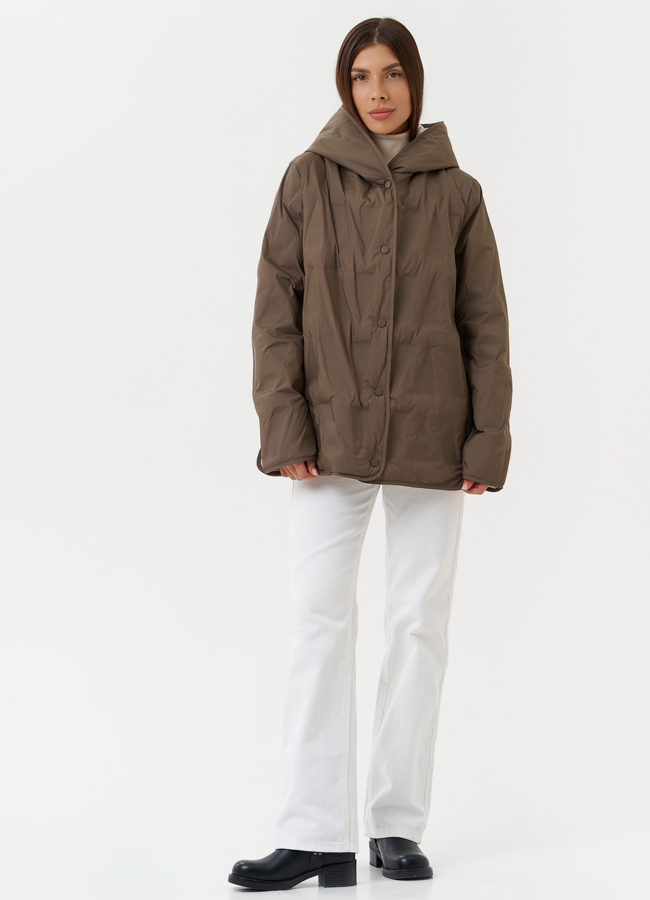 фото Женская куртка в стежку модель № 27874