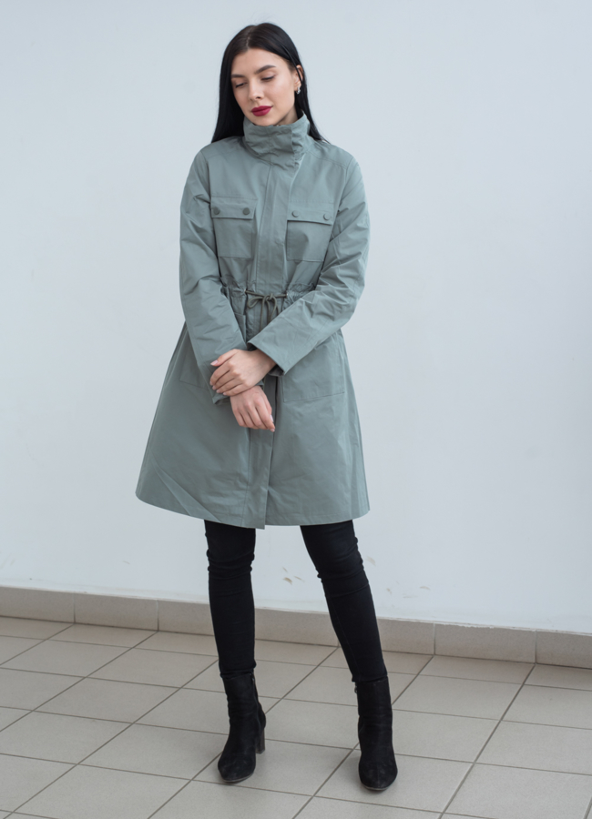 Плащ женский  модель № 22872 универмаг малина