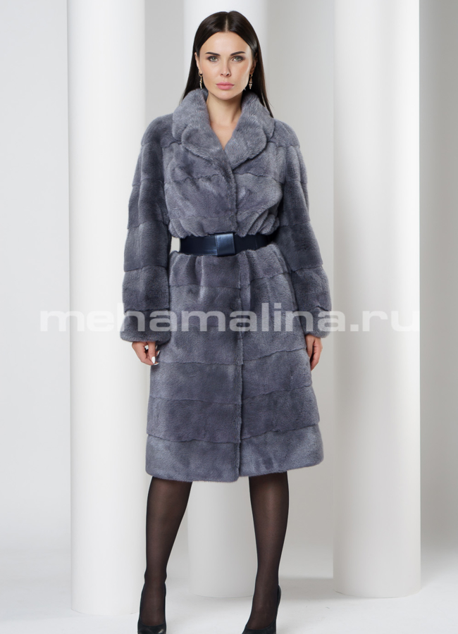 Норковая шуба модель № S-715 в рассрочку