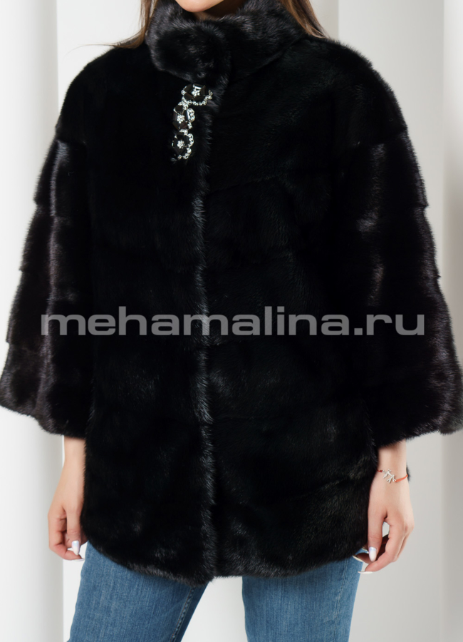 Шуба из норки модель № S-626 в рассрочку