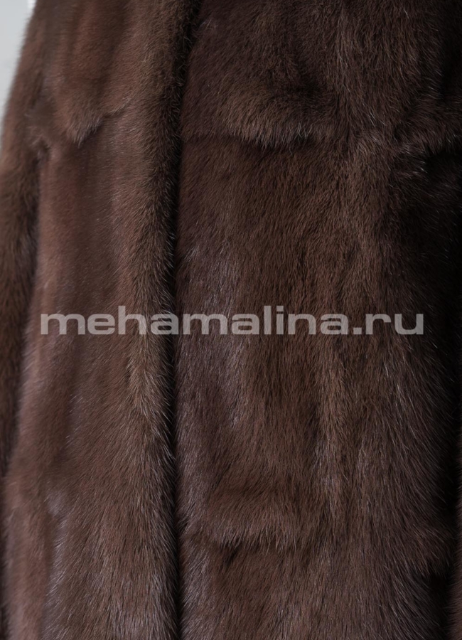 Норковая шуба модель № S-568/1 универмаг малина