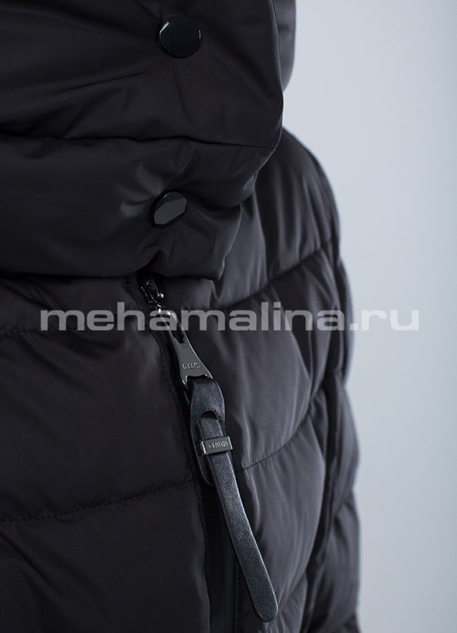 Пуховик женский на биопухе модель № П-285 в кредит