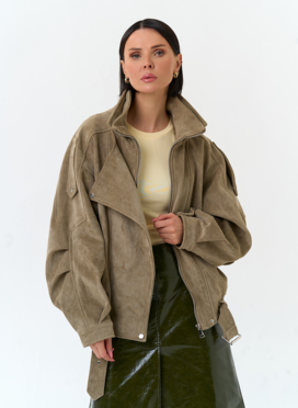 Женская куртка из эко замши