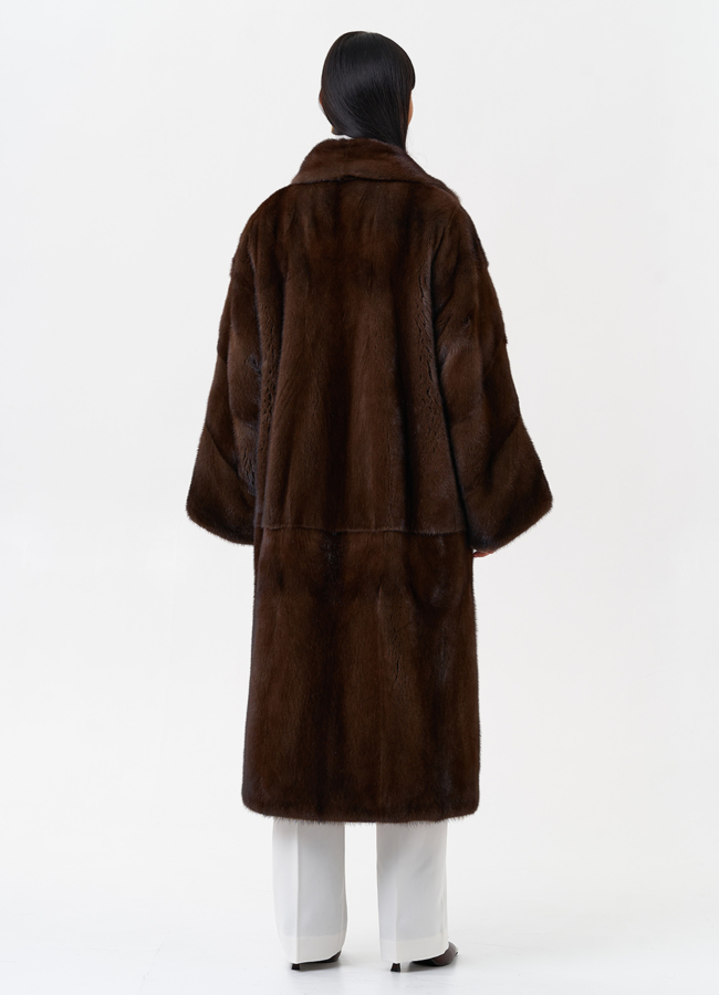 Шуба из скандинавской норки модель № 29418 в рассрочку