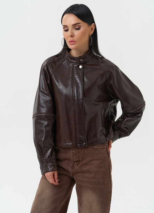 Куртка женская из натуральной кожи модель № 30362 универмаг малина