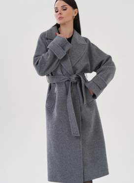 Пальто женское с английским воротником