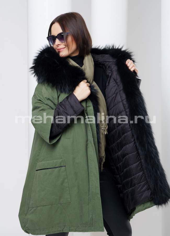 Парка женская модель № П-96 универмаг малина