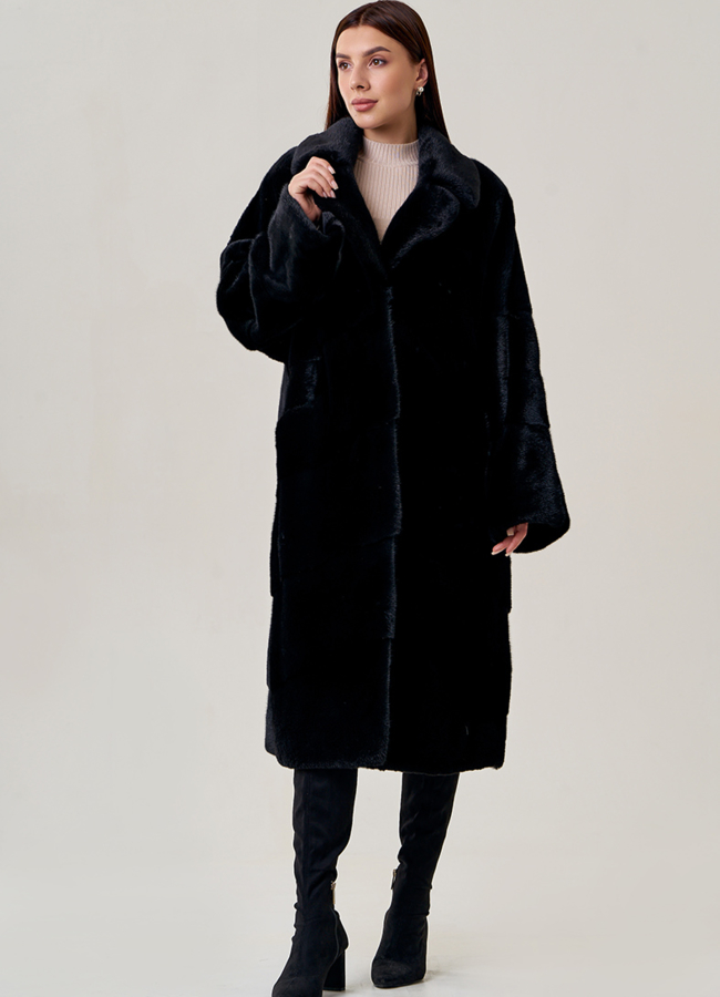 Шуба из скандинавской норки модель № 2203 универмаг малина