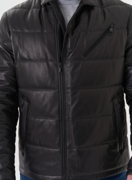 Мужская кожаная куртка 