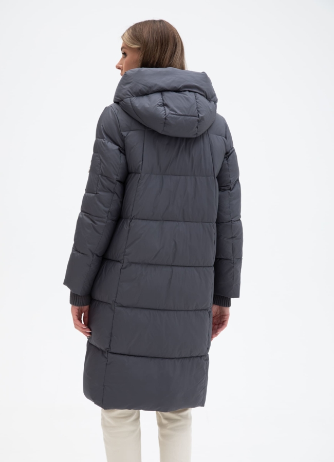 Пуховик женский с капюшоном  модель № 25802 в рассрочку