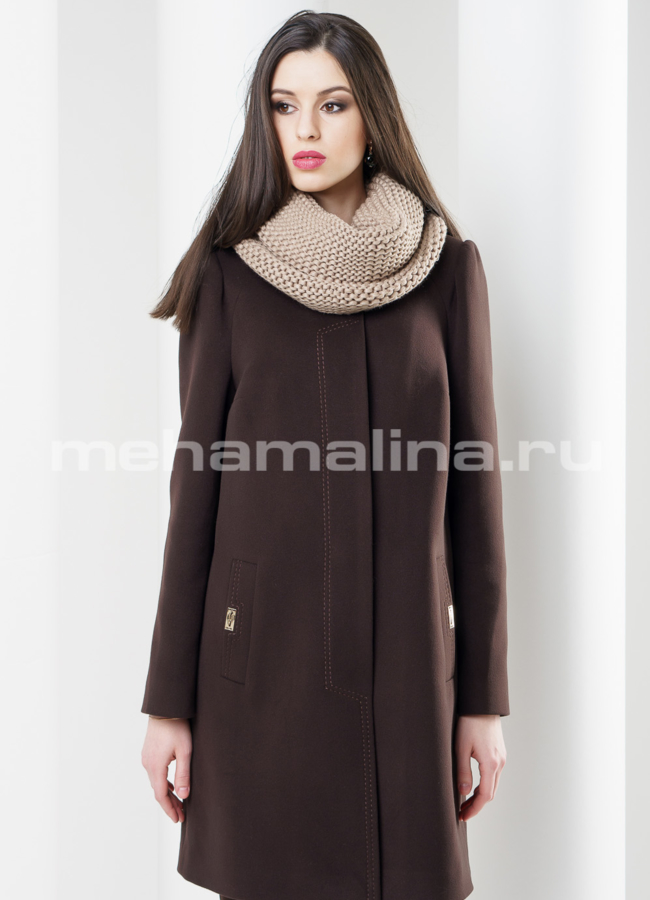 Пальто кашемир модель № BP-48 универмаг малина