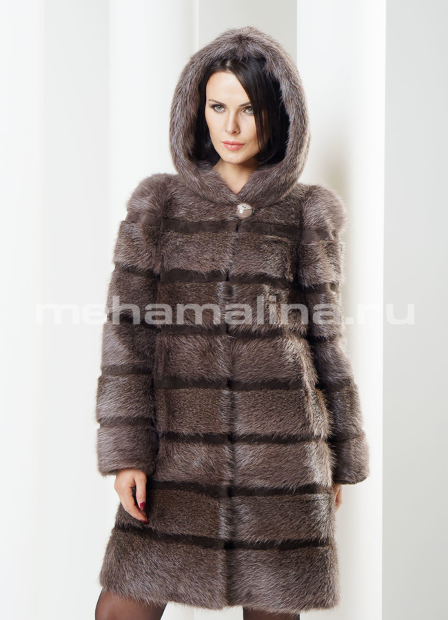 Шуба из нутрии, 