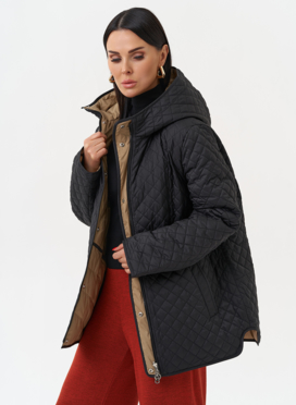 Женская двухсторонняя куртка с капюшоном