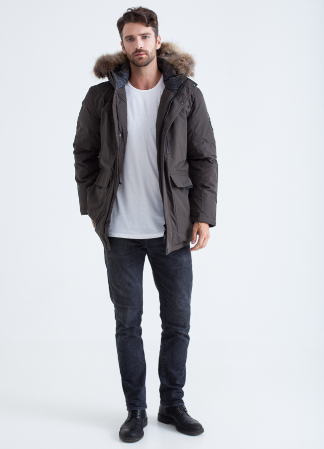 Пуховик мужской модель № KM-70 универмаг малина