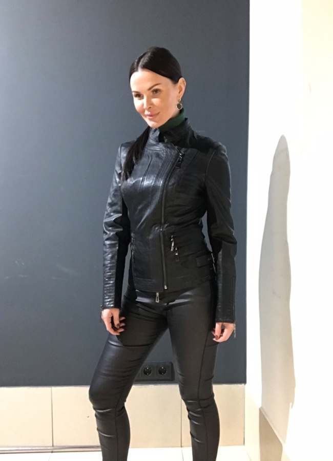 Куртка женская из эко кожи модель № 7975 в кредит