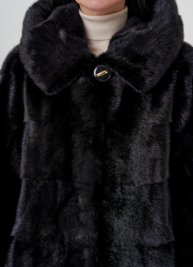 Шуба из норки модель № 24728 в рассрочку Шуба из норки модель № 24728 в рассрочку